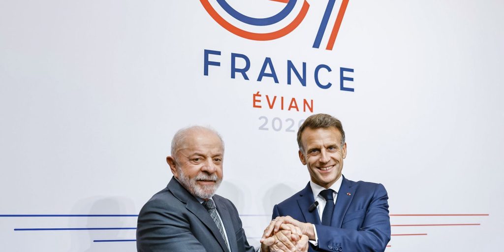 Lula se reúne com líderes da França e Suíça durante participação no G7