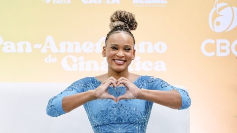 Rebeca Andrade marca retorno vitorioso no Pan de ginástica