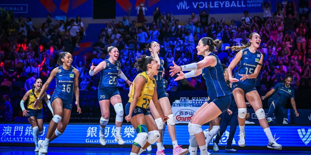 Brasil derrota Itália na seminal e vai à final da Liga das Nações