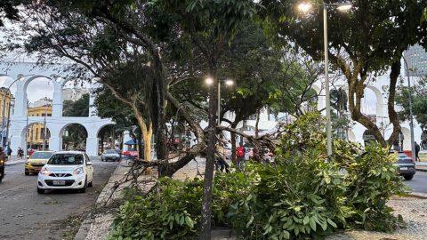 Vendaval no Rio deixa centenas de mil sem luz; Light mobiliza equipes