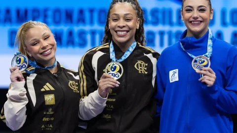 Ginástica brasileira tem novos campeões em Brasília