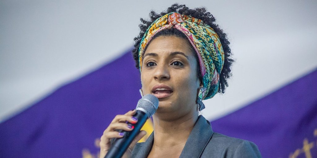 Bolsonaristas ironizam morte de Marielle em protesto no Rio