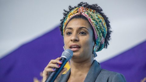 Bolsonaristas ironizam morte de Marielle em protesto no Rio